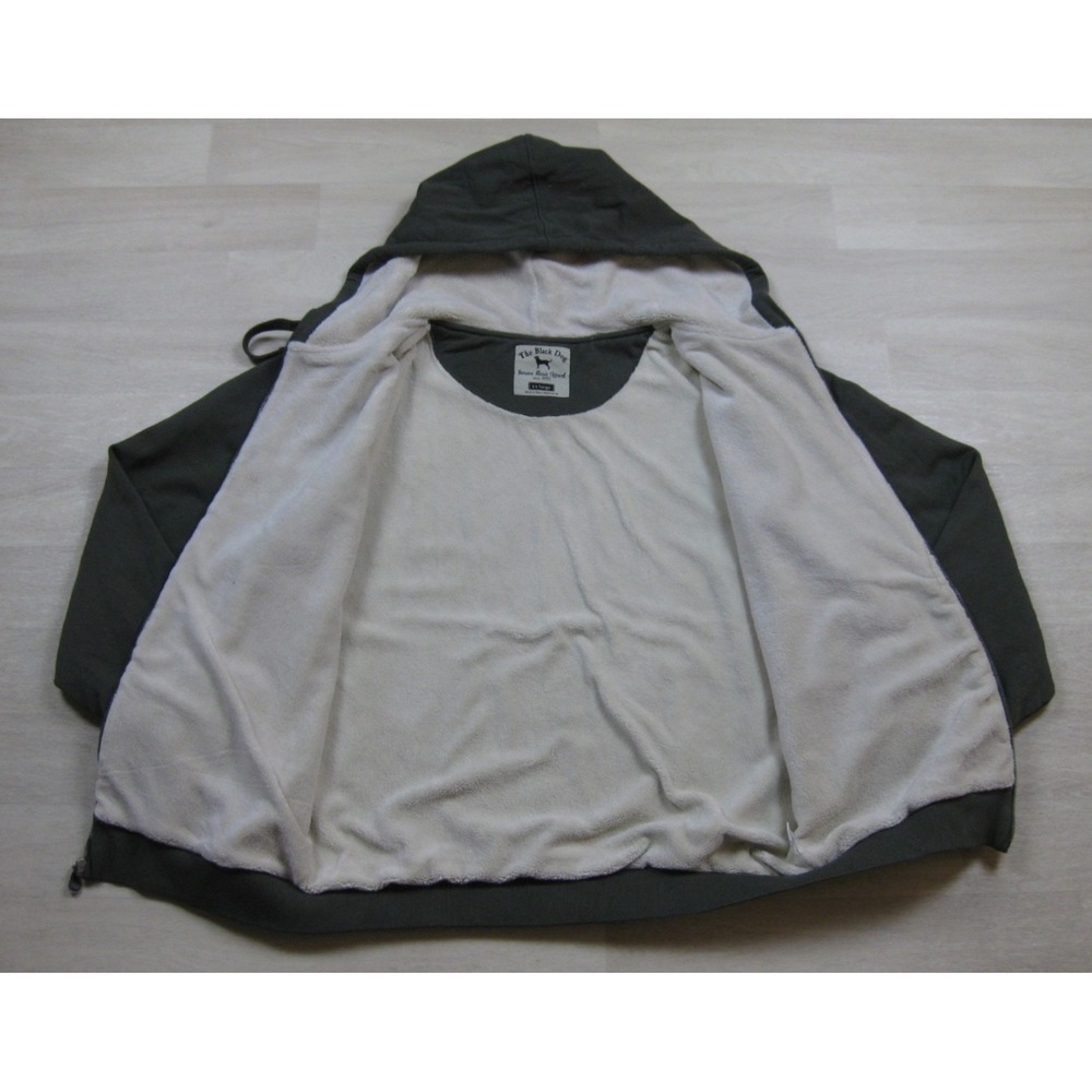 The Black Dog Heavyweight Zip Hoodie Sweatshirt (2XL) Plush Martha's Vineyard - Picture 6 of 13